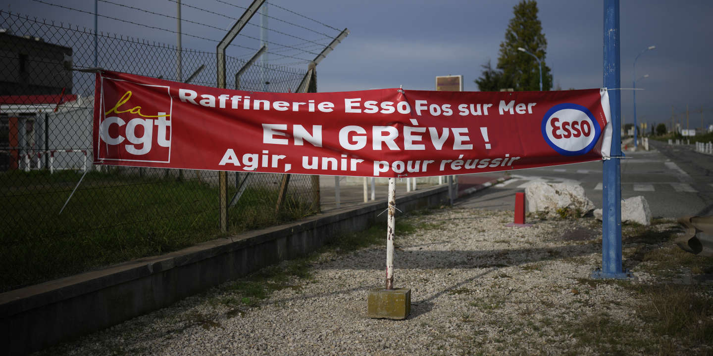 penurie de carburant en direct quatre syndicats appellent a une journee de greve interprofessionnelle le 18 octobre