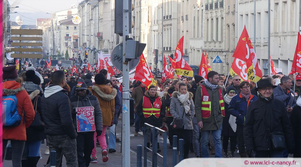 retraites les syndicats appellent a manifester le 19 janvier a nancy