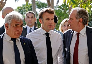 Renaud Muselier aux côtés d'Emmanuel Macron