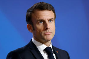 Le président de la République Emmanuel Macron, le 24 mars 2023, à Bruxelles