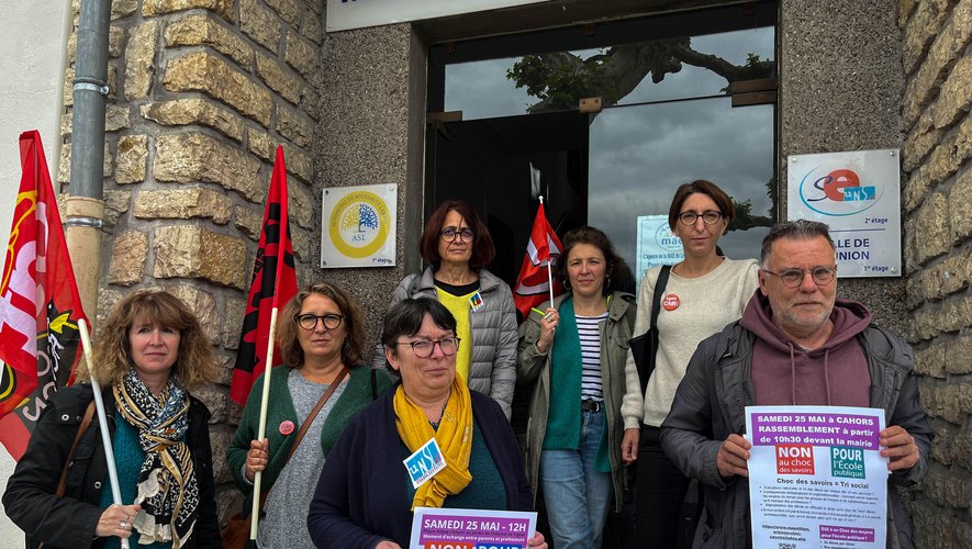 À Cahors, les syndicats toujours mobilisés contre la réforme du « choc des savoirs